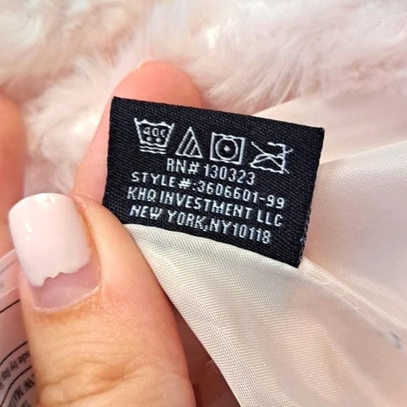 Calvin Klein baby 6-9months white plush jacket button-up super soft dress formal - Picture 8 of 9